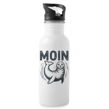 Seal Baltic Sea North Sea Moin - 20 oz Water Bottle - white - Right