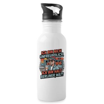  Ick Bin Nich Unfreundlich Ick Bin Halt Berliner - 20 oz Water Bottle - white - Right