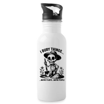 Blank Canvas Noir - 20 oz Water Bottle - white - Right