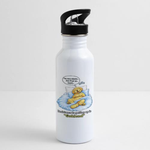 Funny Goldendoodle Sleeping design. - 20 oz Water Bottle