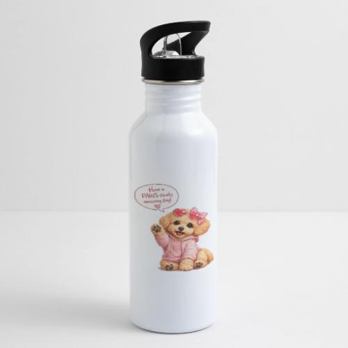 Have a PAWS-itively Amazing Day - 20 oz Water Bottle