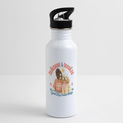 Sunshine & Doodles – Good Days, Doodle Ways - 20 oz Water Bottle