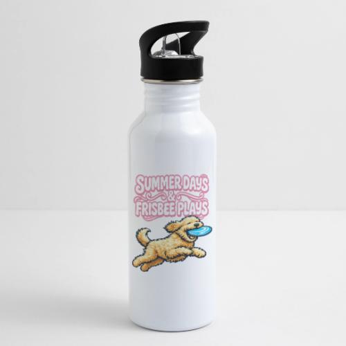 Summer Days & Frisbee Plays - 20 oz Water Bottle