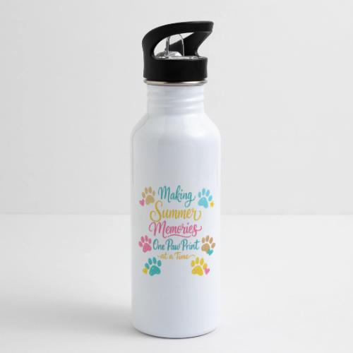 Making Summer Memories One Paw Print at a Time - 20 oz Water Bottle