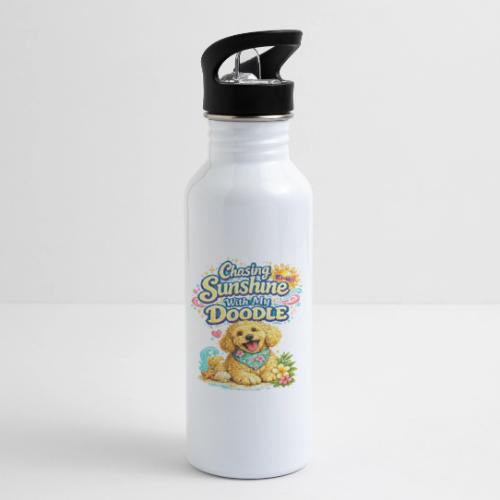 Chasing Sunshine With My Doodle - 20 oz Water Bottle