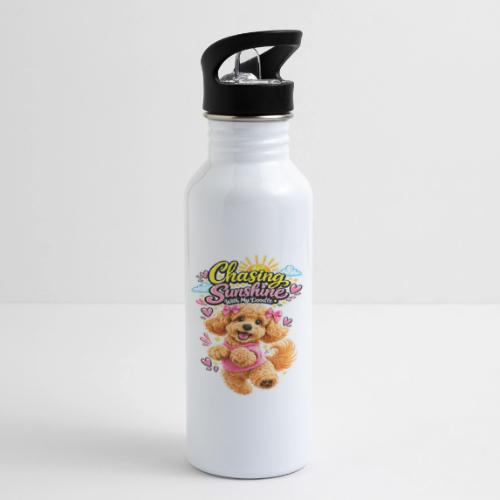 Chasing Sunshine With My Doodle - 20 oz Water Bottle
