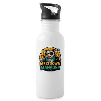 Meltdown Manager Registered Behavior Technician - 20 oz Water Bottle - white - Right