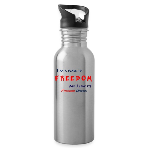 I am a slave to Freedom RB - Water Bottle