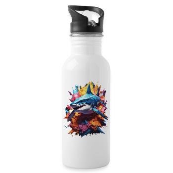 Great White Shark's - 20 oz Water Bottle - white - Right