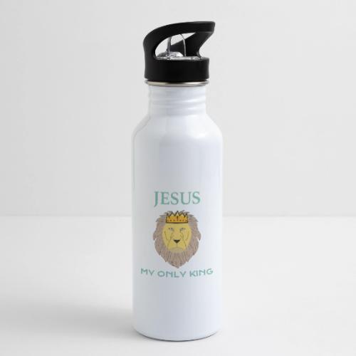 Jesus My Only King Shirt – Lion of Judah - 20 oz Water Bottle