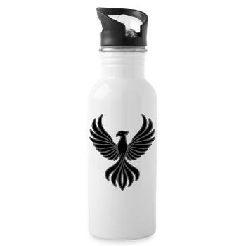 Midnight Phoenix Emblem - 20 oz Water Bottle - white - Right