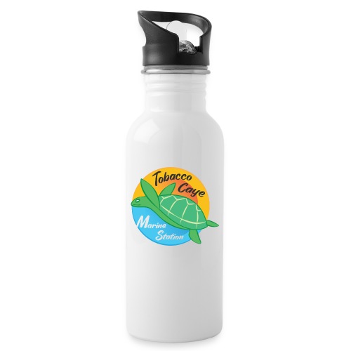 Tobacco caye marine station logo - Water Bottle