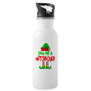 Son Of A Nutcracker - 20 oz Water Bottle - white - Right