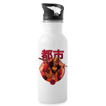 Golden Sutorito Samurai - 20 oz Water Bottle - white - Right