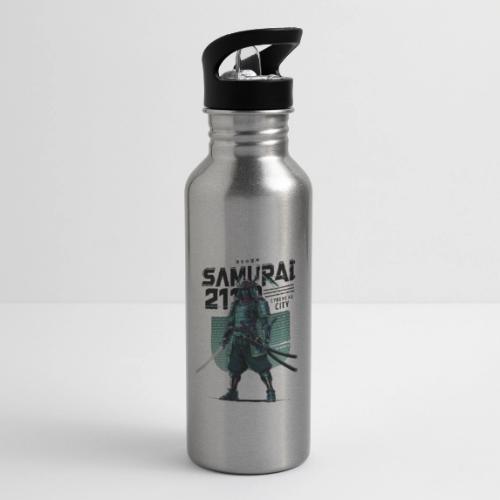 Cyber Samurai 2110: Glowing Katana Warrior - 20 oz Water Bottle