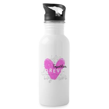 We are all in this together - 20 oz Water Bottle - white - Right