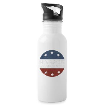 Harris-Shapiro 2024 Vintage President Campaign - 20 oz Water Bottle - white - Right