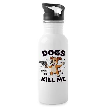 Dog Allergy Gift - 20 oz Water Bottle - white - Right