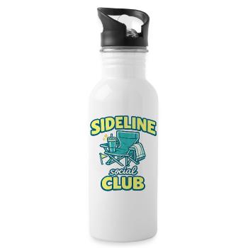 Sideline Social Club - 20 oz Water Bottle - white - Right