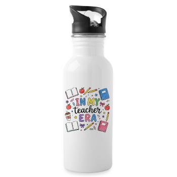 In My Teacher Era - 20 oz Water Bottle - white - Right