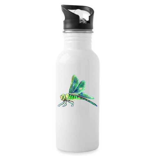 green dragonfly - Water Bottle