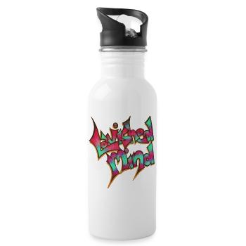 Lavished Mind - 20 oz Water Bottle - white - Right