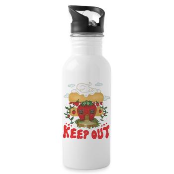 Strawberry House - 20 oz Water Bottle - white - Right