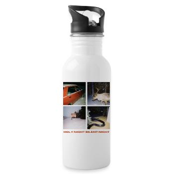 Nighttime Wilderness and Mysterious Scenes - 20 oz Water Bottle - white - Right