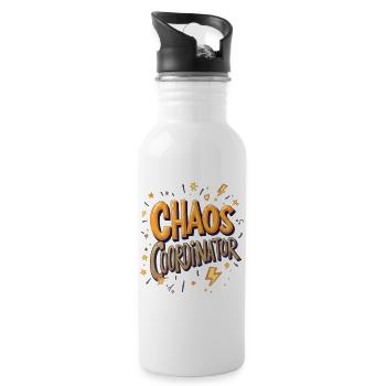 Chaos Coordinator - 20 oz Water Bottle - white - Right