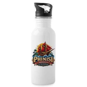 Phinisi Indonesia Sailing - 20 oz Water Bottle - white - Right