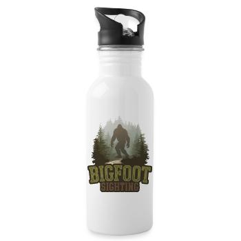 Bigfoot Enthusiast Designs - 20 oz Water Bottle - white - Right