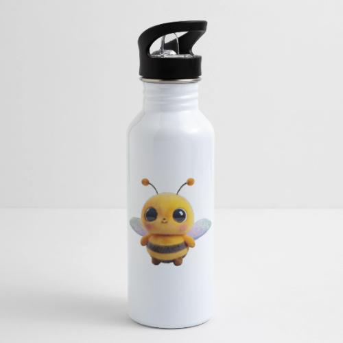 Sweet Cartoon Baby Bee with Innocent Eyes - 20 oz Water Bottle