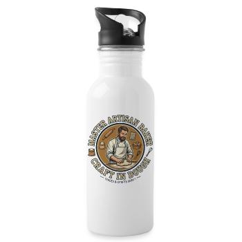 Master Artisan Baker Craft in Dough - 20 oz Water Bottle - white - Right