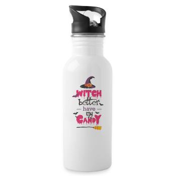 Witch Better Have My Candy - 20 oz Water Bottle - white - Right