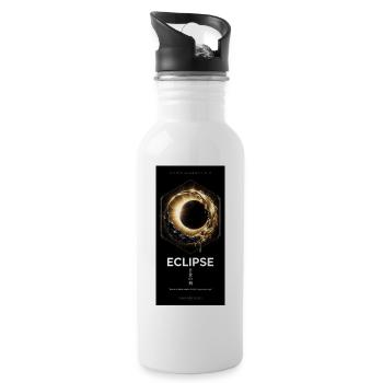 Eclipse Celestial Liquid Gold Aesthetic Graphic Te - 20 oz Water Bottle - white - Right
