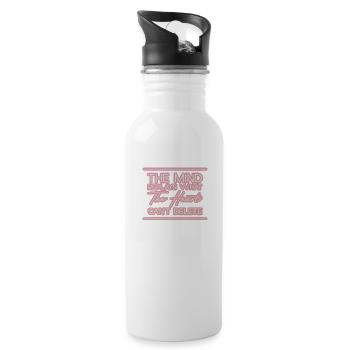 Heart & Mind - 20 oz Water Bottle - white - Right