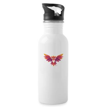 Owl life - 20 oz Water Bottle - white - Right