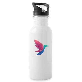 Flying bird - 20 oz Water Bottle - white - Right