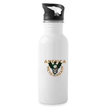 Metal Revival American Spirit Tee - 20 oz Water Bottle - white - Right