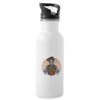 Does This Shirt Make Me Look Retired Funny Retirem - 20 oz Water Bottle - white - Right