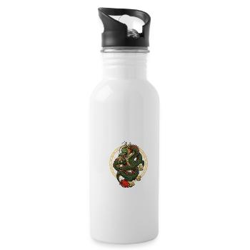 Wood Dragon 2024 Chinese New Year Family Lunar New - 20 oz Water Bottle - white - Right