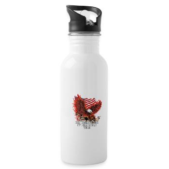 Dont Make Me Use My Firefighter Voice Retirement F - 20 oz Water Bottle - white - Right