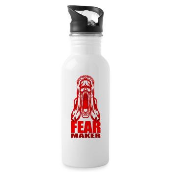 FEAR MAKER – Horror Scream Skull - 20 oz Water Bottle - white - Right