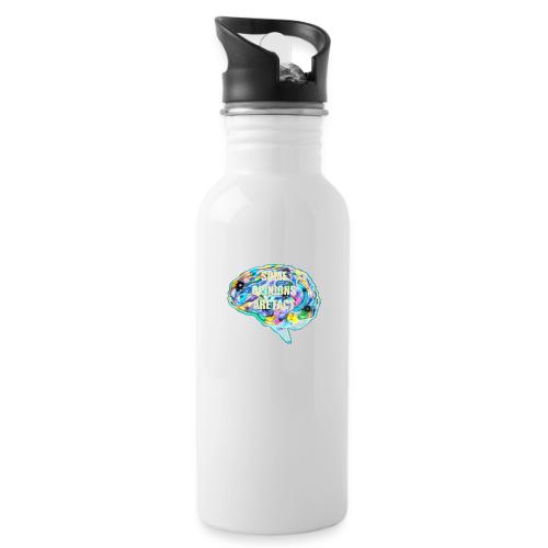 brain fact - 20 oz Water Bottle