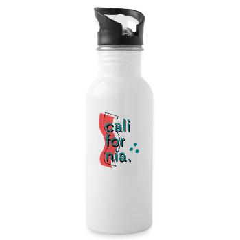 California - 20 oz Water Bottle - white - Right