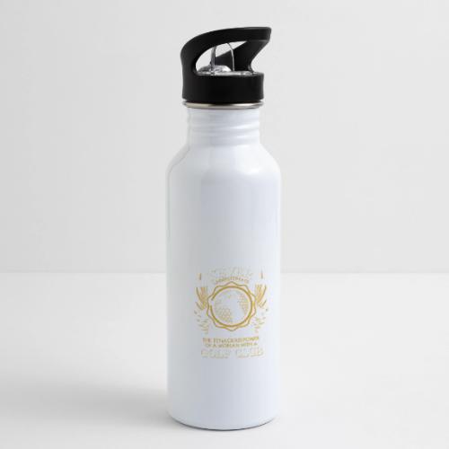 Fierce Women Golfers: Tenacious Power on the Golf - 20 oz Water Bottle