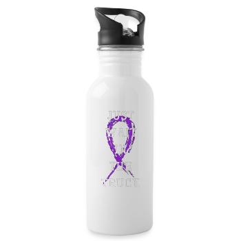 Just Wait In The Truck - 20 oz Water Bottle - white - Right