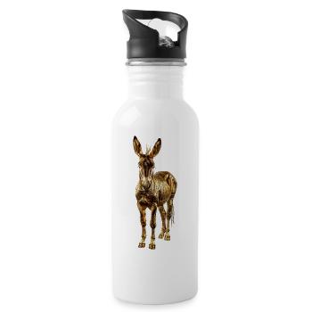 Donkey - 20 oz Water Bottle - white - Right