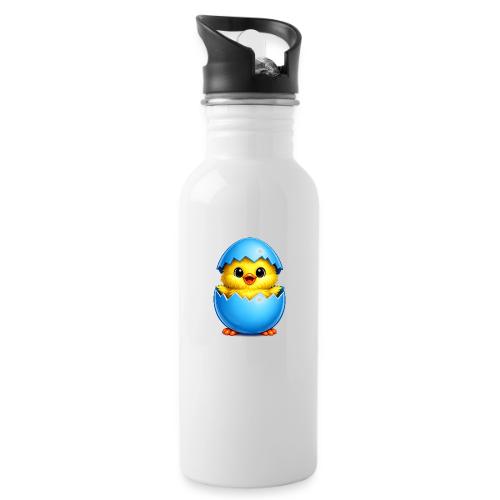 Easter Chick Blue - 20 oz Water Bottle