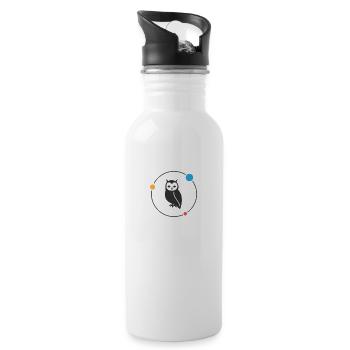 bird deasin - 20 oz Water Bottle - white - Right